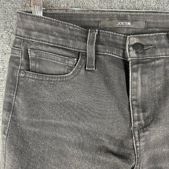 Joes Jeans Womens 26 Skinny Black Cotton Stretch Pockets Logo - Picture 4 of 9